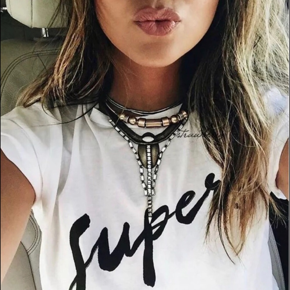 ✨HP!! ✨💋Sexy and cute “Super” Graphic Tee💋 - Picture 4 of 8